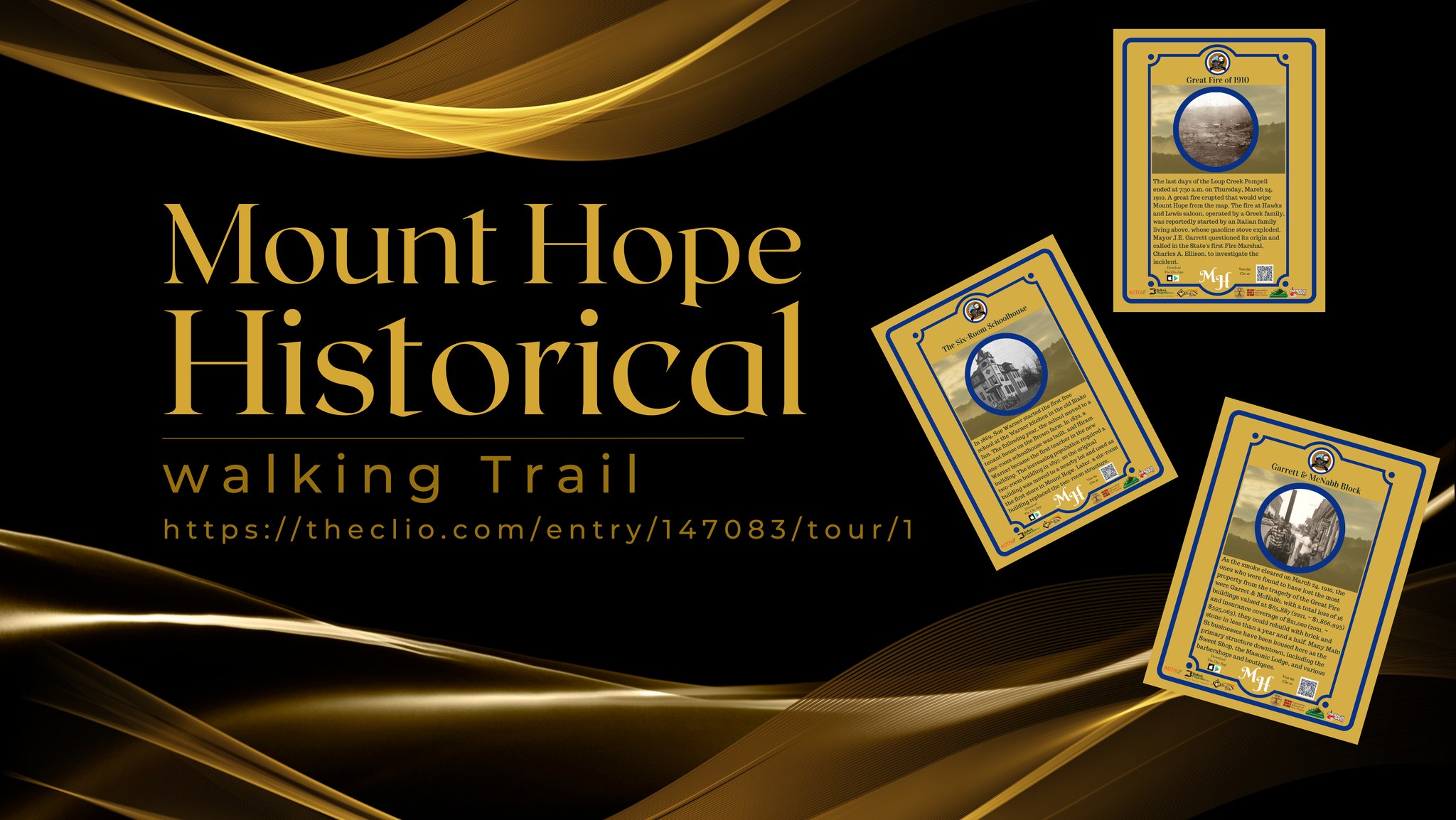 Mount Hope Historic Walking Trail Banner